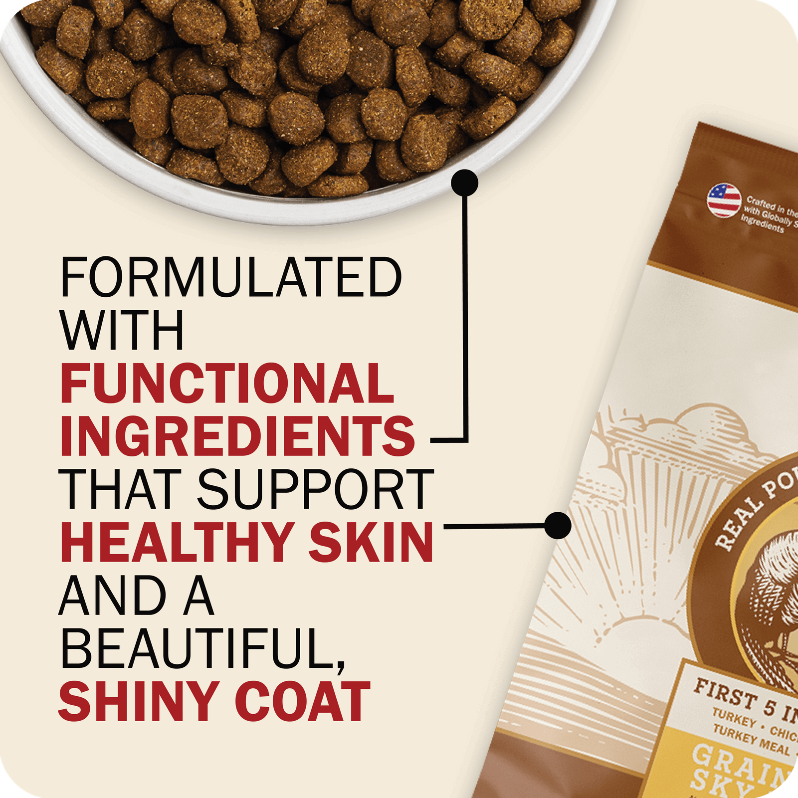 First-Five Kibble Grain-Free Puppy Beef & Lamb Recipe - Image 2